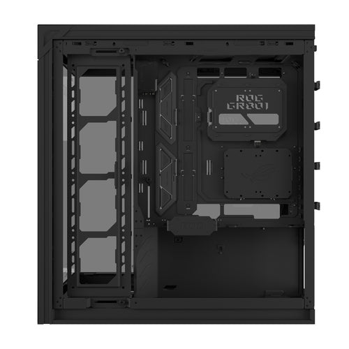 ASUS ROG CRONOX GR801 CURVE TG ARGB BLACK – indvendig opbygning eller underside (vinkel 5)