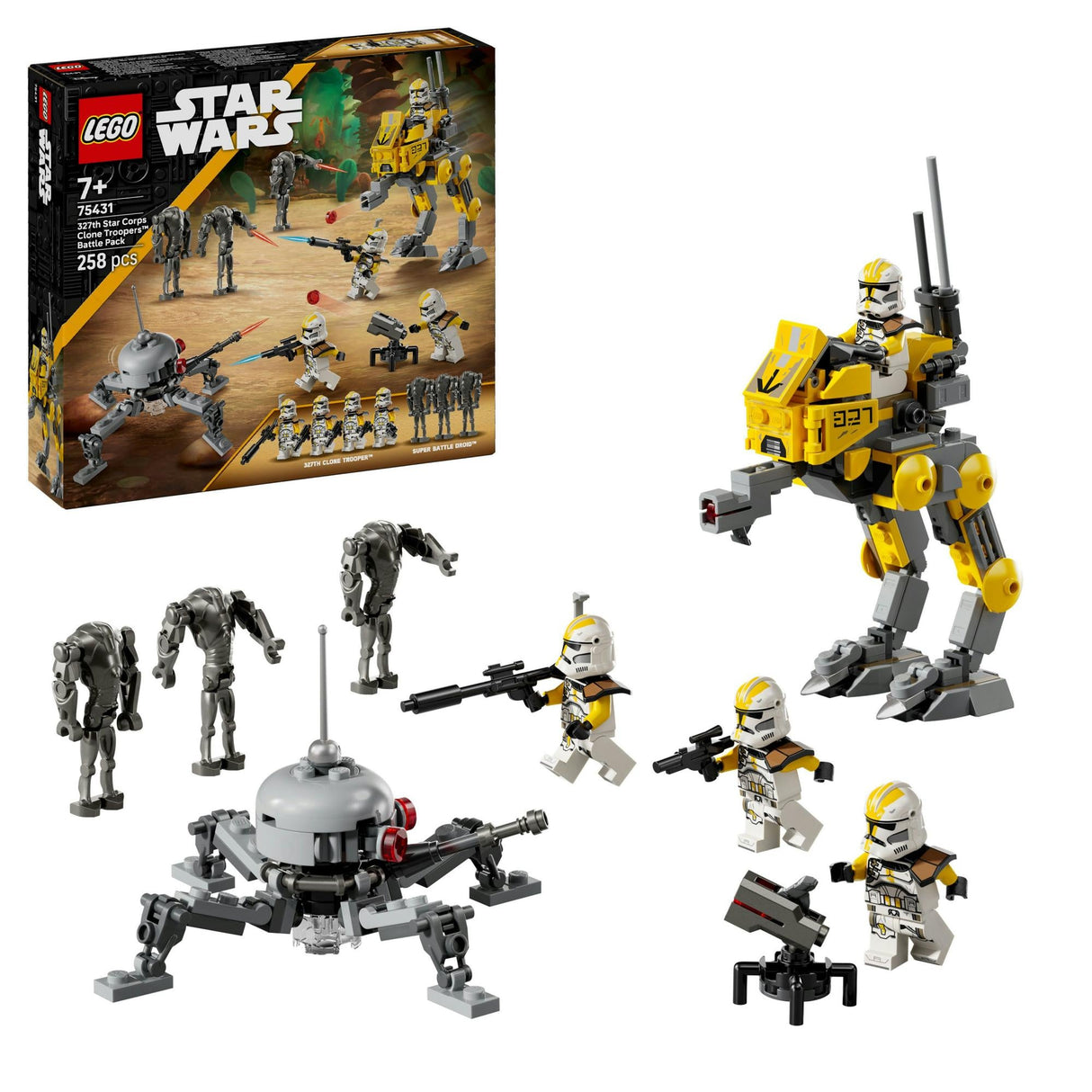 LEGO - Star Wars TM - 327th Star Corps Clone Troopers™ Battle Pack (75431) LEGO