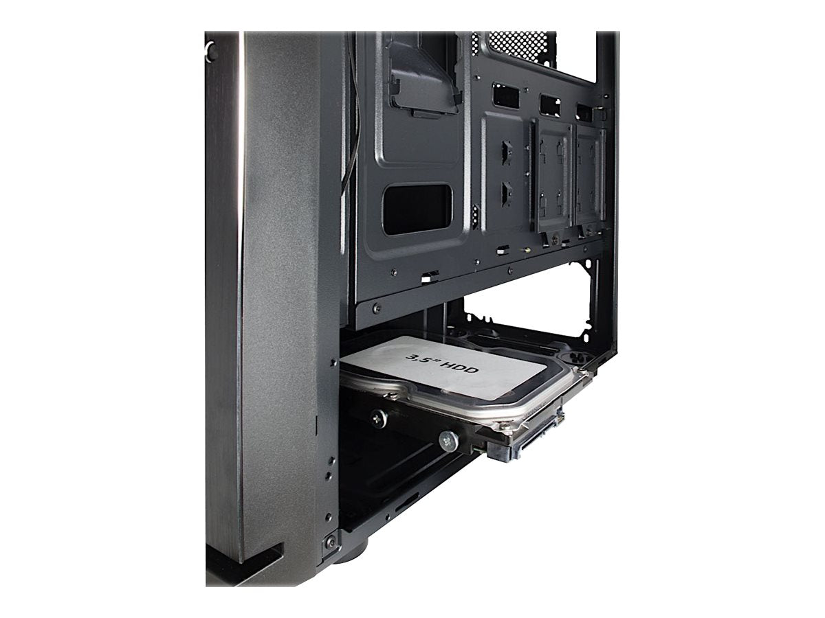 Inter-Tech W-III RGB Tower ATX Ohne Netzteil Schwarz