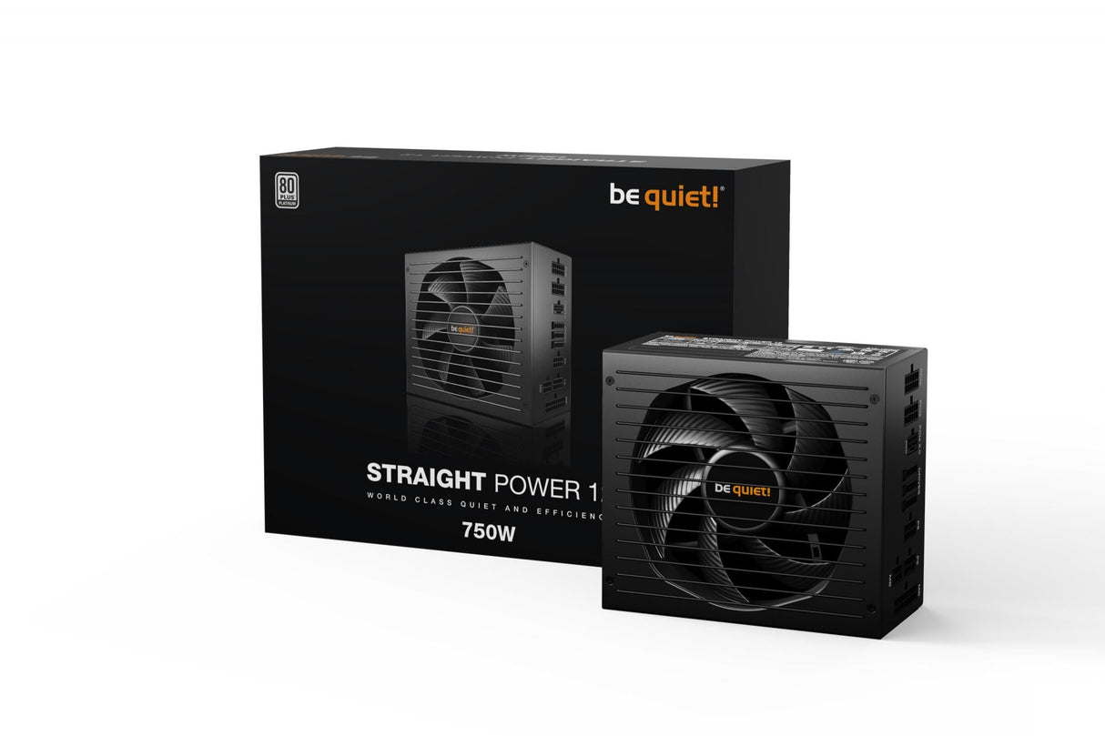be quiet! Straight Power 12 Platinum 750W ATX3.0, PC power supply (black, 1x 12VHPWR, 4x PCIe, cable management, 750 watts) Be quiet