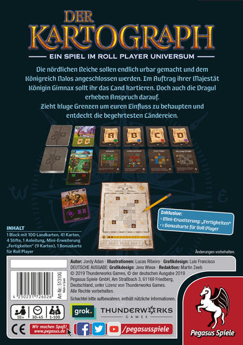 Pegasus Der Kartograph Brætspil Tysk – Æskens bagside