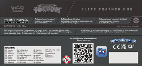Pokémon - Mega Evolution ME05: Pitch Black - Elite Trainer Box (POK10416-101)