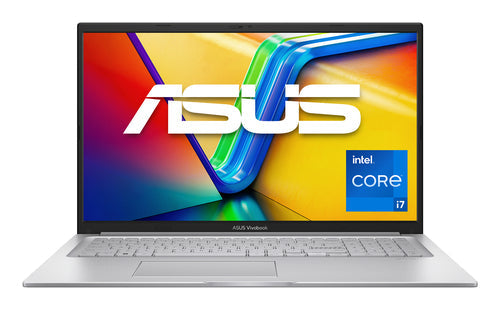 ASUS Vivobook 17 X1704VA-AU918W – set forfra; tastaturlayout illustrativt