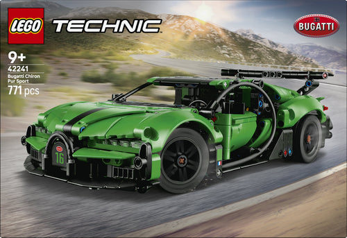 LEGO Technic 42241 – Grøn Bugatti Chiron Pur Sport – produktdetalje eller byggeeksempel 9