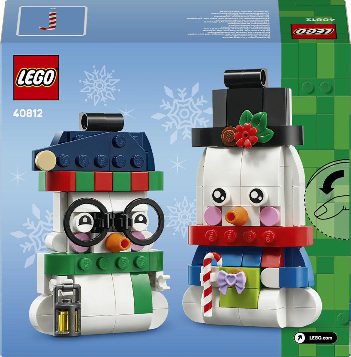 LEGO - LEGO Iconic - Snowman Ornaments (40812) LEGO