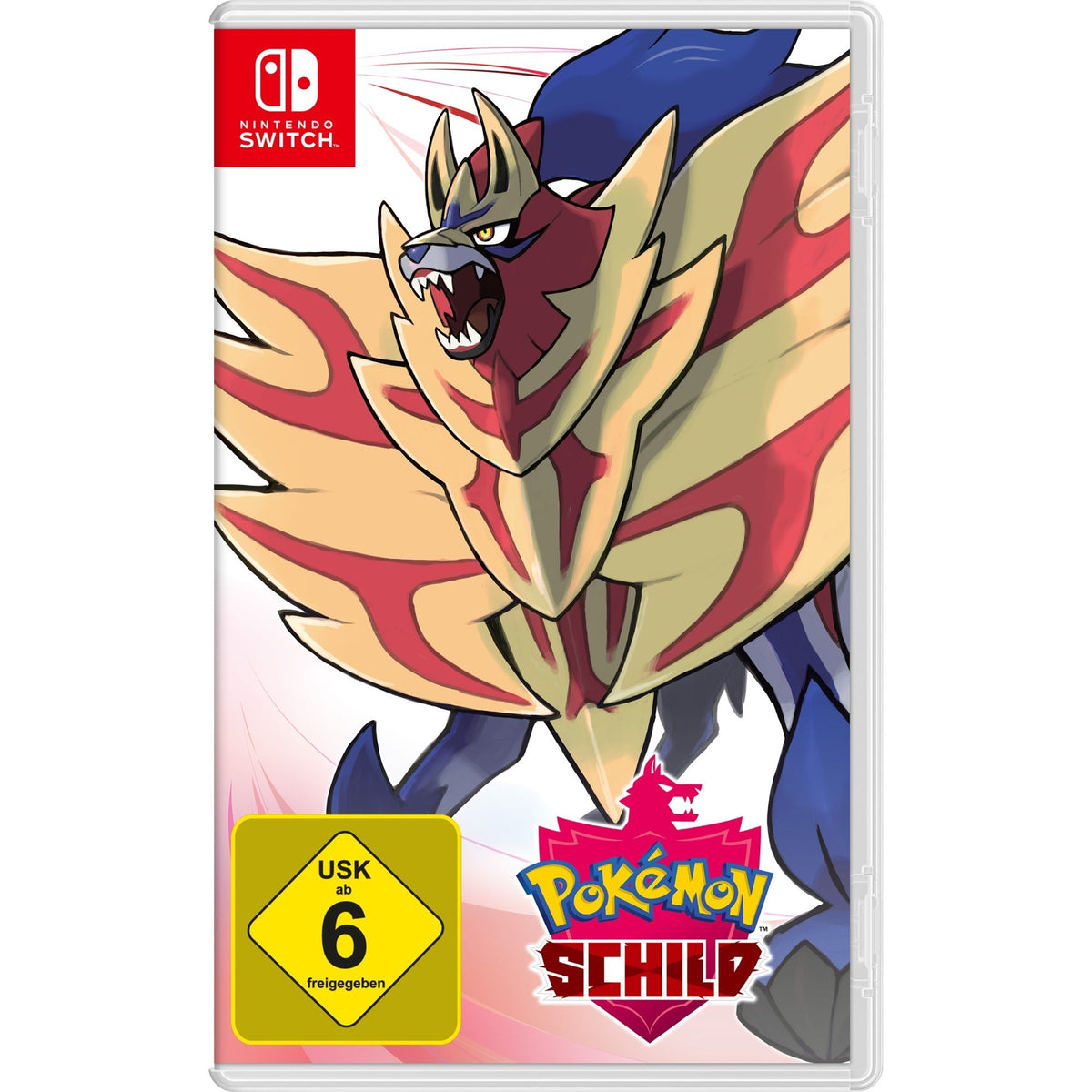 Pokémon Shield – fysisk Nintendo Switch-udgave med tysk omslag