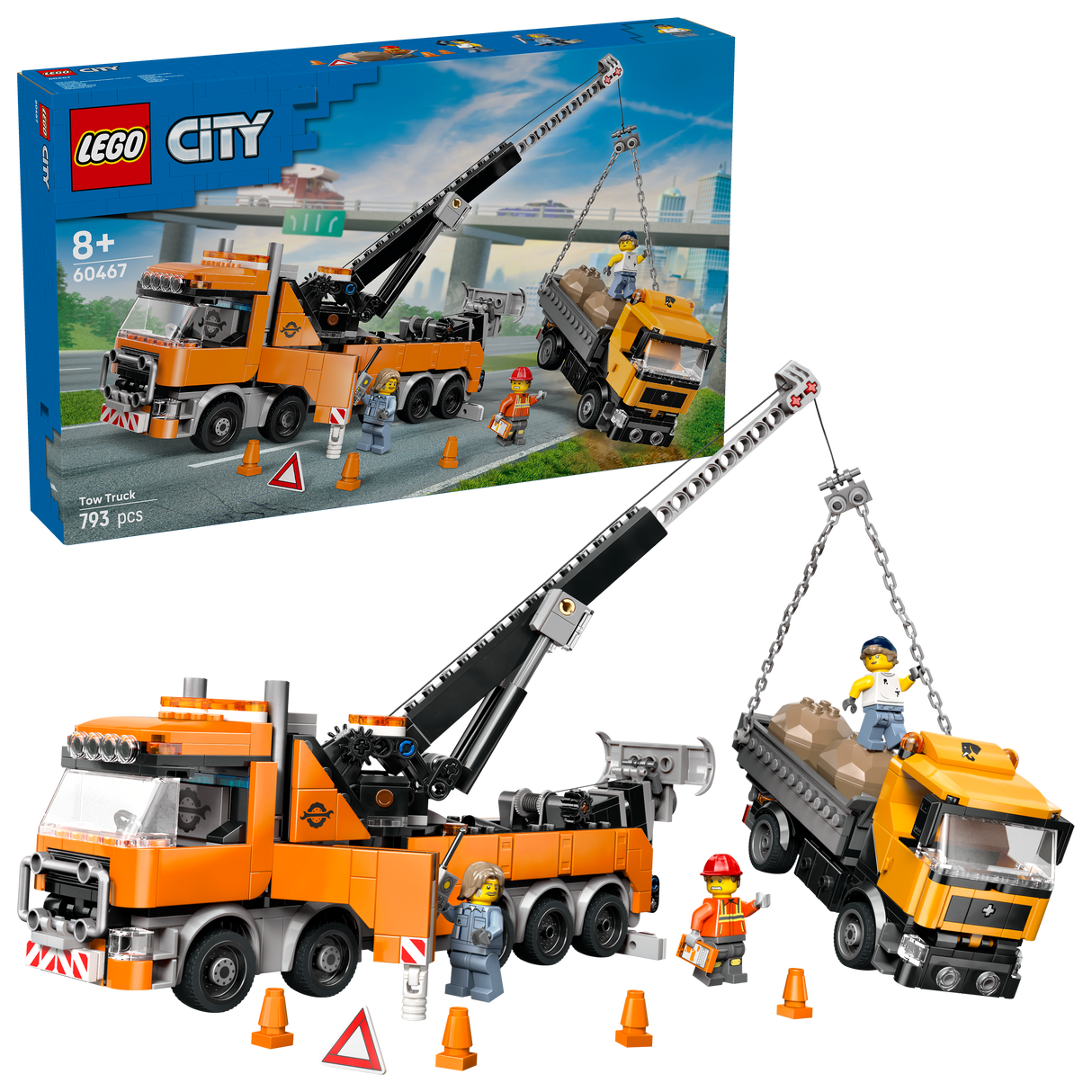 LEGO - LEGO City - Heavy-Duty Recovery Tow Truck with Crane (60467) Lego