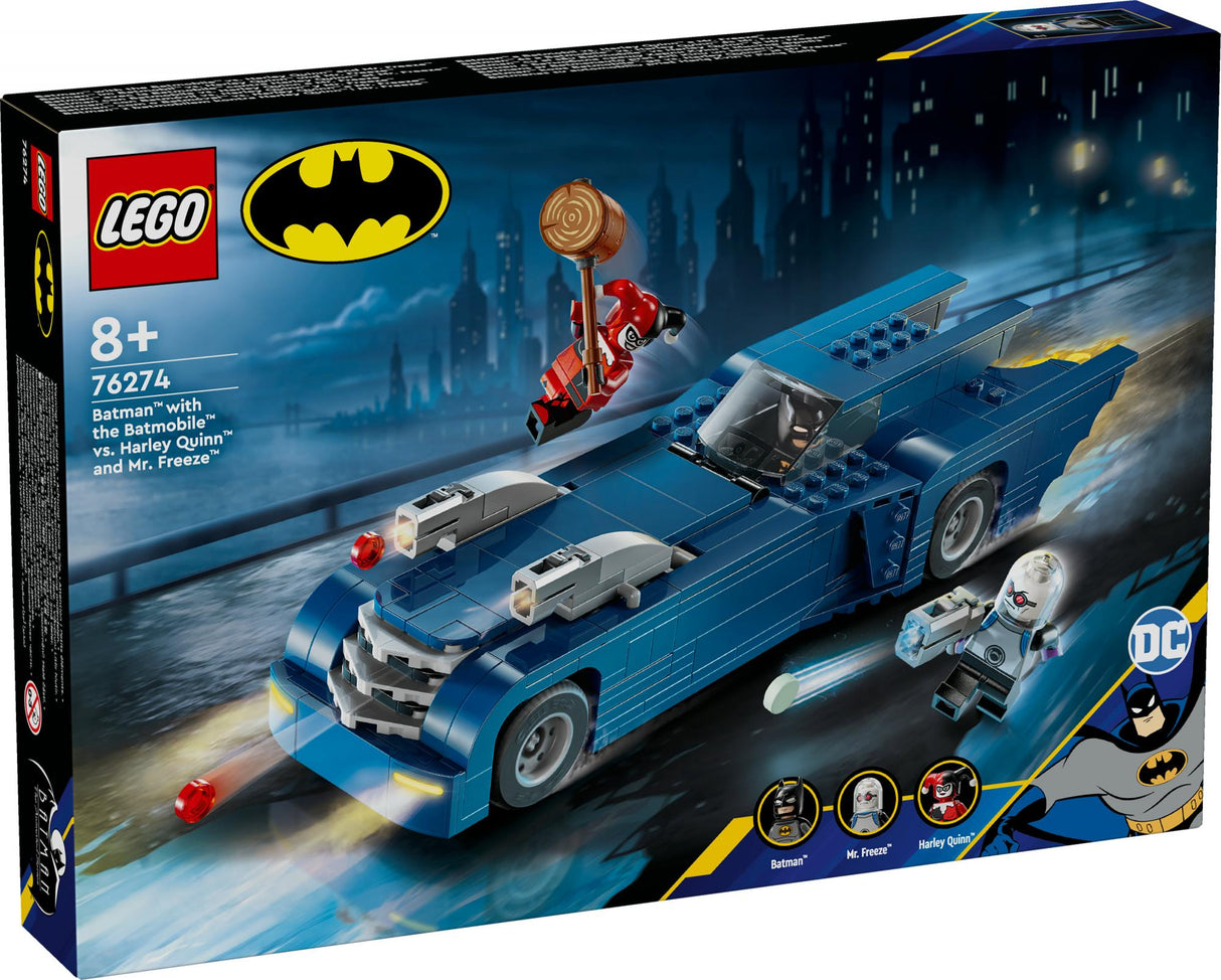 LEGO 76274 DC Super Heroes Batman in the Batmobile vs. Harley Quinn and Mr. Freeze LEGO