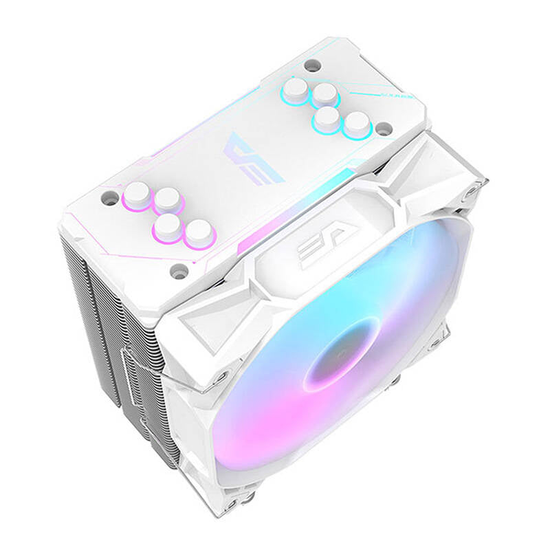 CPU aktiv køling Darkflash S11 Pro ARGB (køleplade + blæser 120x130) hvid Darkflash