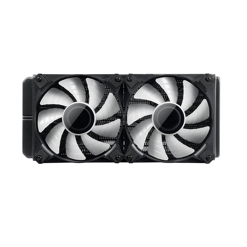 PC vand køling Darkflash DX240 V2 ARGB 2x 120x120 (sort) Darkflash
