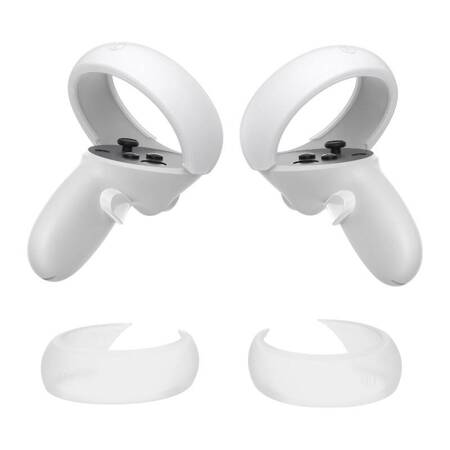 Schutzhülle für den Controller Kiwi Design Q26-2.1 für Meta Quest 2, Weiß