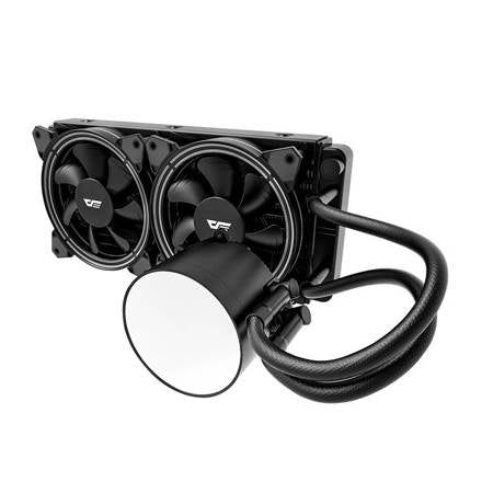 PC vand køling AiO Darkflash TR240 RGB 2x 120x120 (sort) Darkflash