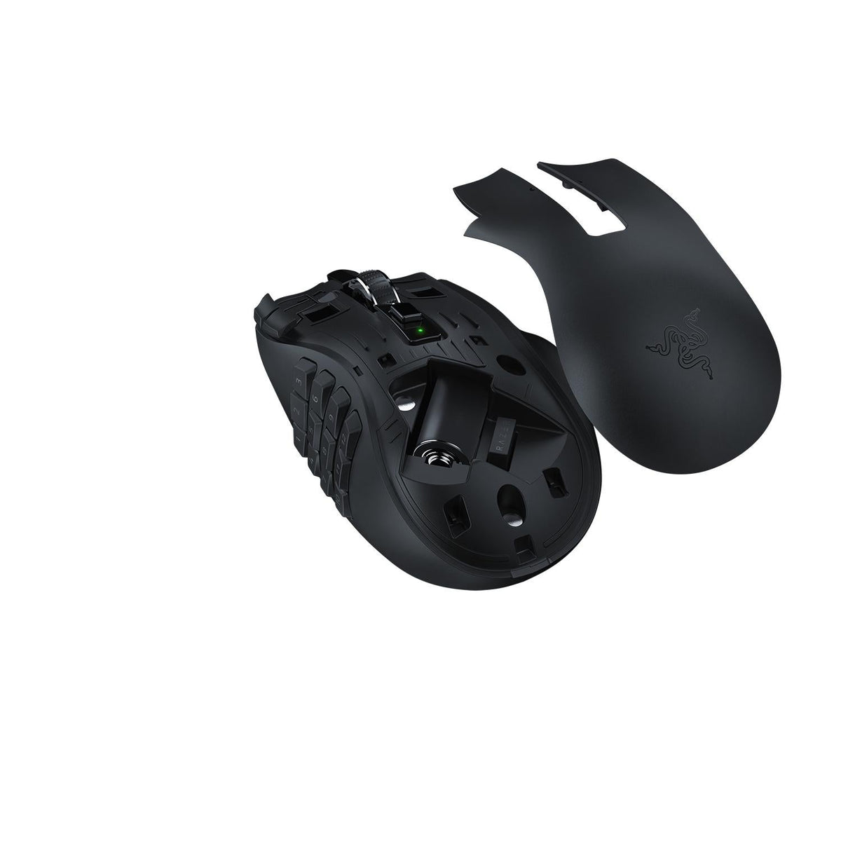 Razer - Naga V2 Hyperspeed - Wireless MMO Gaming Mouse - Black Razer