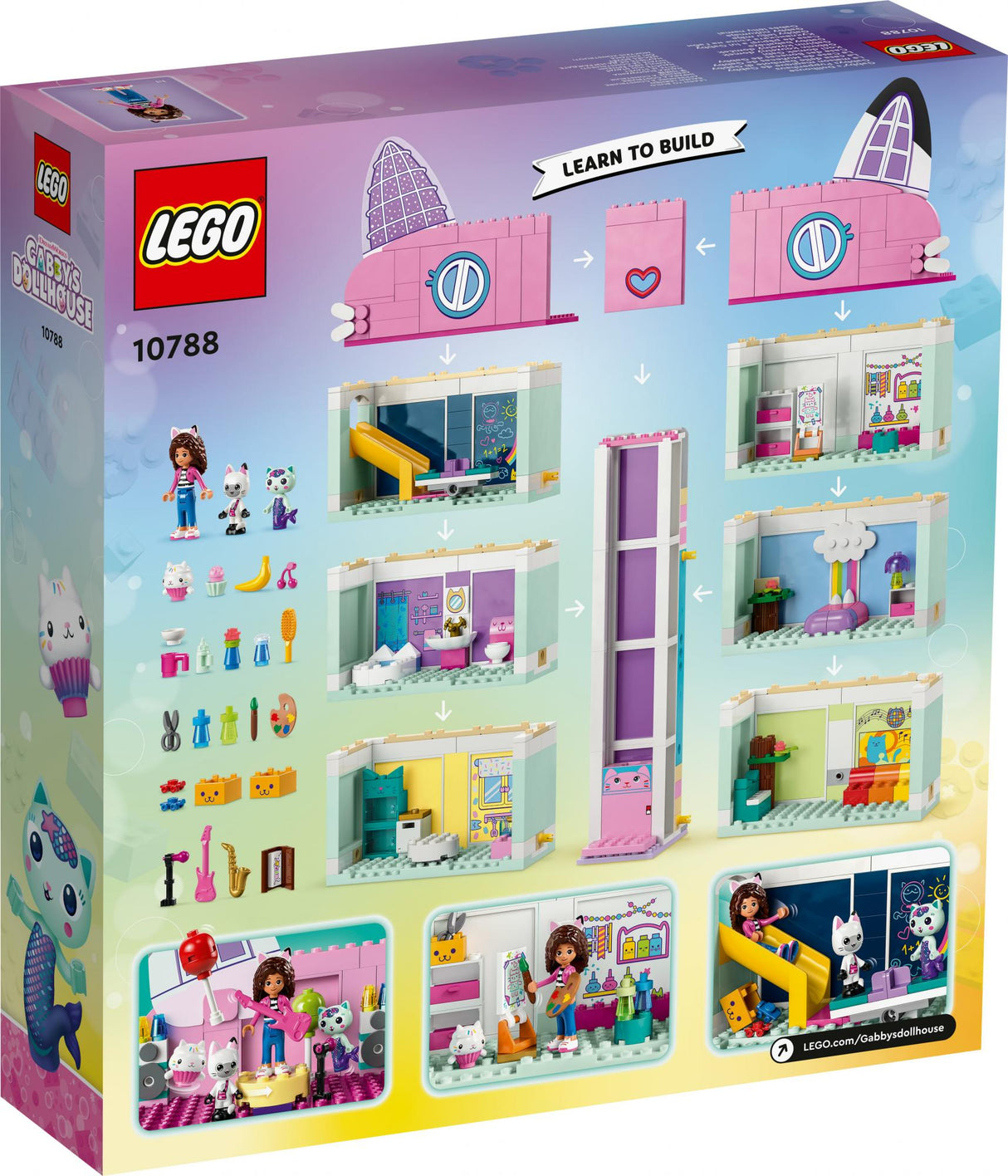LEGO 10788 Gabby's Dollhouse Gabby's dollhouse, construction toy LEGO