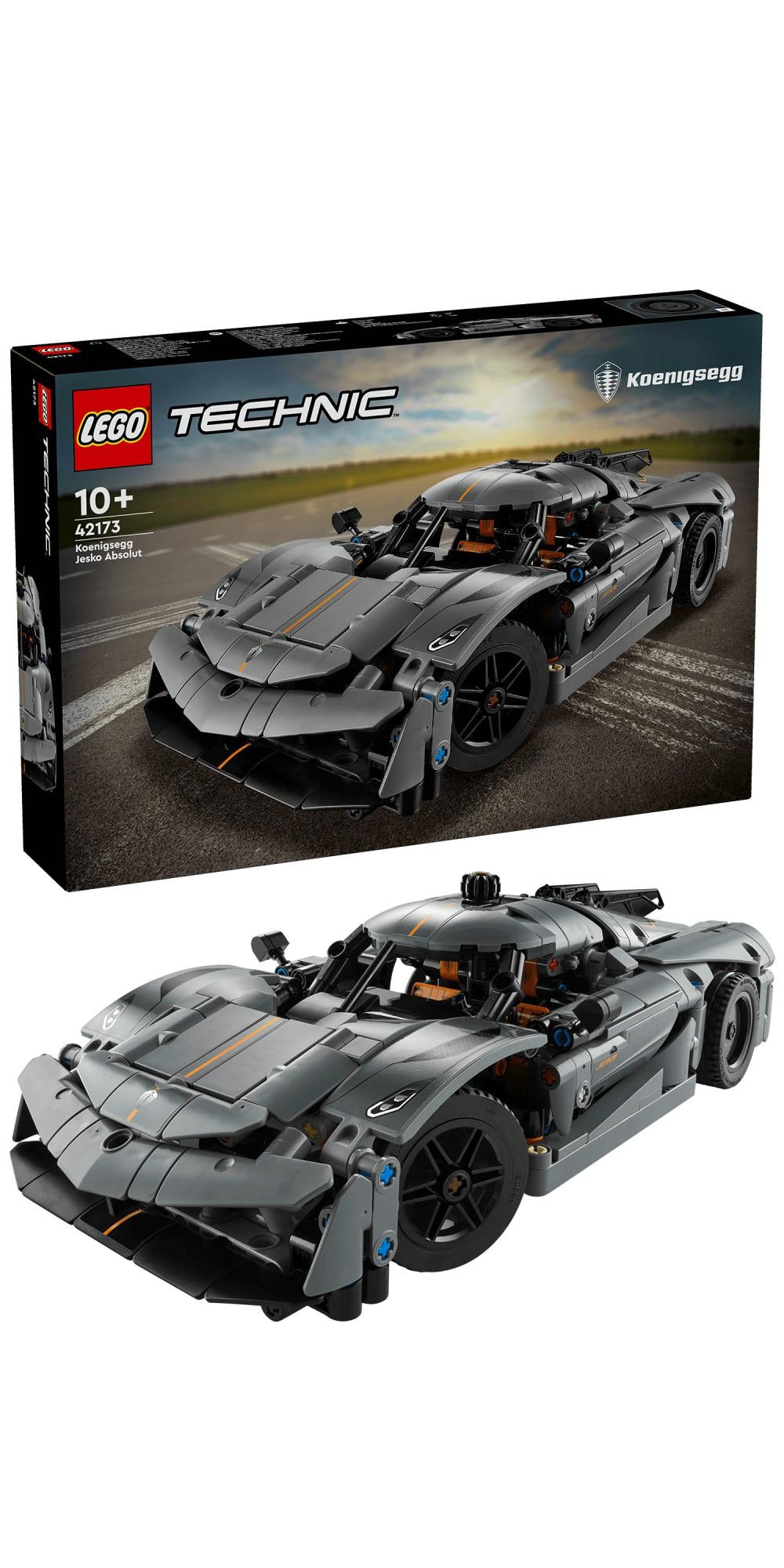 LEGO 42173 Technic Koenigsegg Jesko Absolut Super Sports Car in Gray LEGO