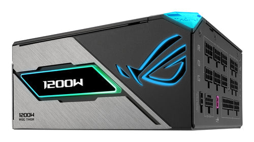 ASUS ROG Thor 1200P3 Gaming E – 1200 W Platinum PSU – OLED-display og modulære stik