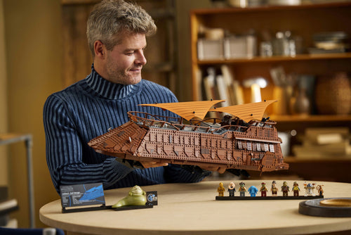 LEGO Star Wars 75397 – Jabbas sejlpram – bygger ved den færdige sejlpram