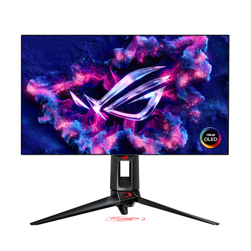 ASUS ROG Swift OLED PG27AQDP – set forfra (vinkel 2)
