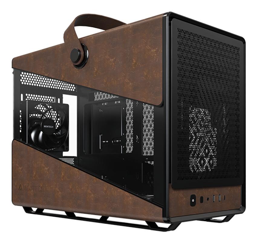 Montech Heritage PRO Black, mATX w 4 Fans pre-installed Telon Technology Co Ltd (Montech)