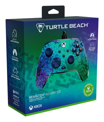 Turtle Beach Rematch Advanced Glitch Green – Xbox/PC – Emballage fra siden
