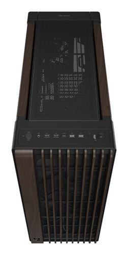 ASUS ProArt PA602 Wood Edition Modern Black - Tempered Glass Panel – set ovenfra