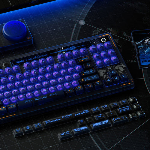 8BitDo Retro 87 Mecha Break – mekanisk tastatur, engelsk – Tastatur og Super Buttons i opsætning