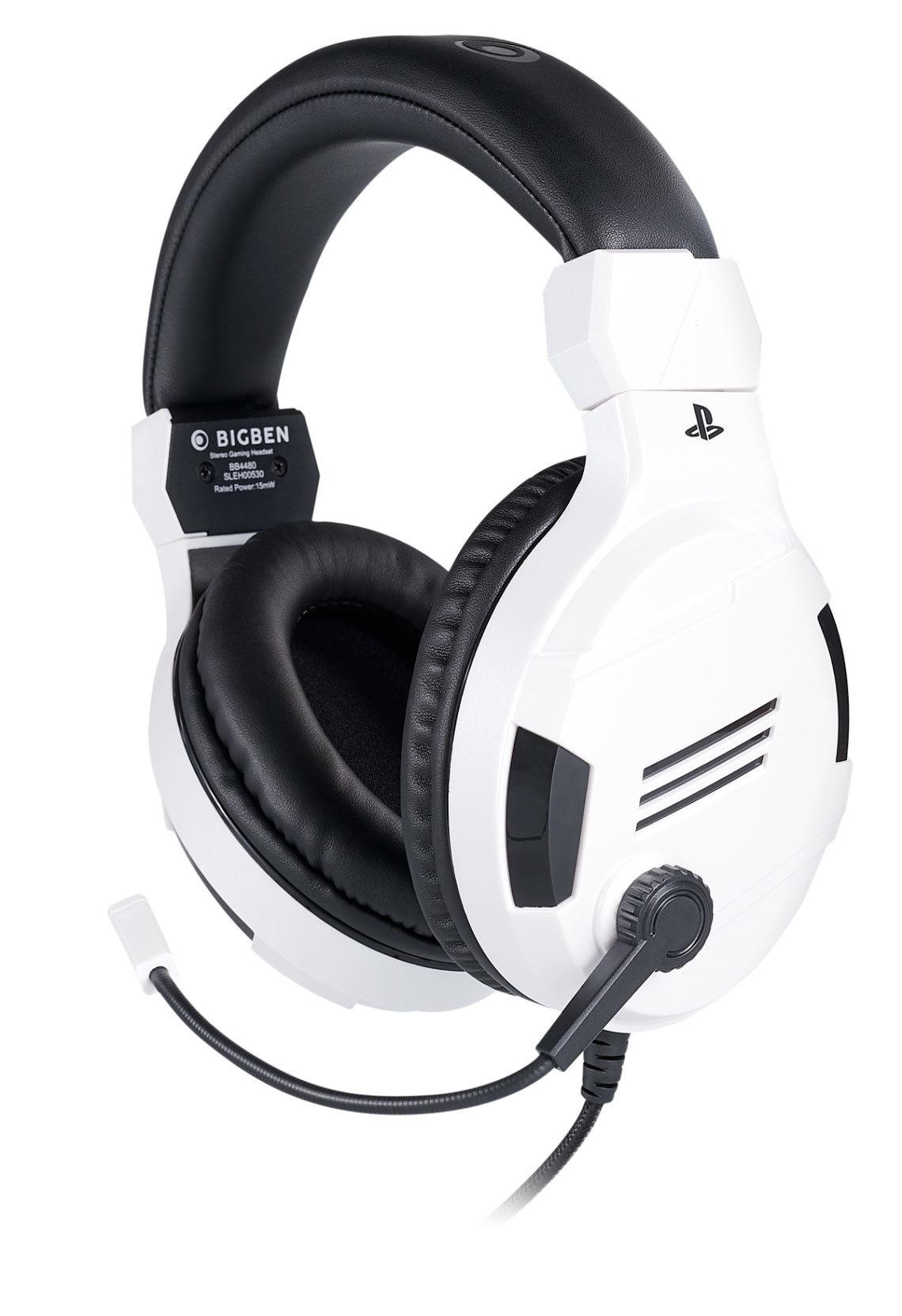 Playstation 4 HW Bigben Stereo Gaming Headset v3 (White) Nacon