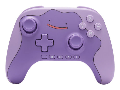 PowerA Advantage – Pokémon Ditto – Trådløs Switch 2-controller – lilla controller med Ditto-motiv