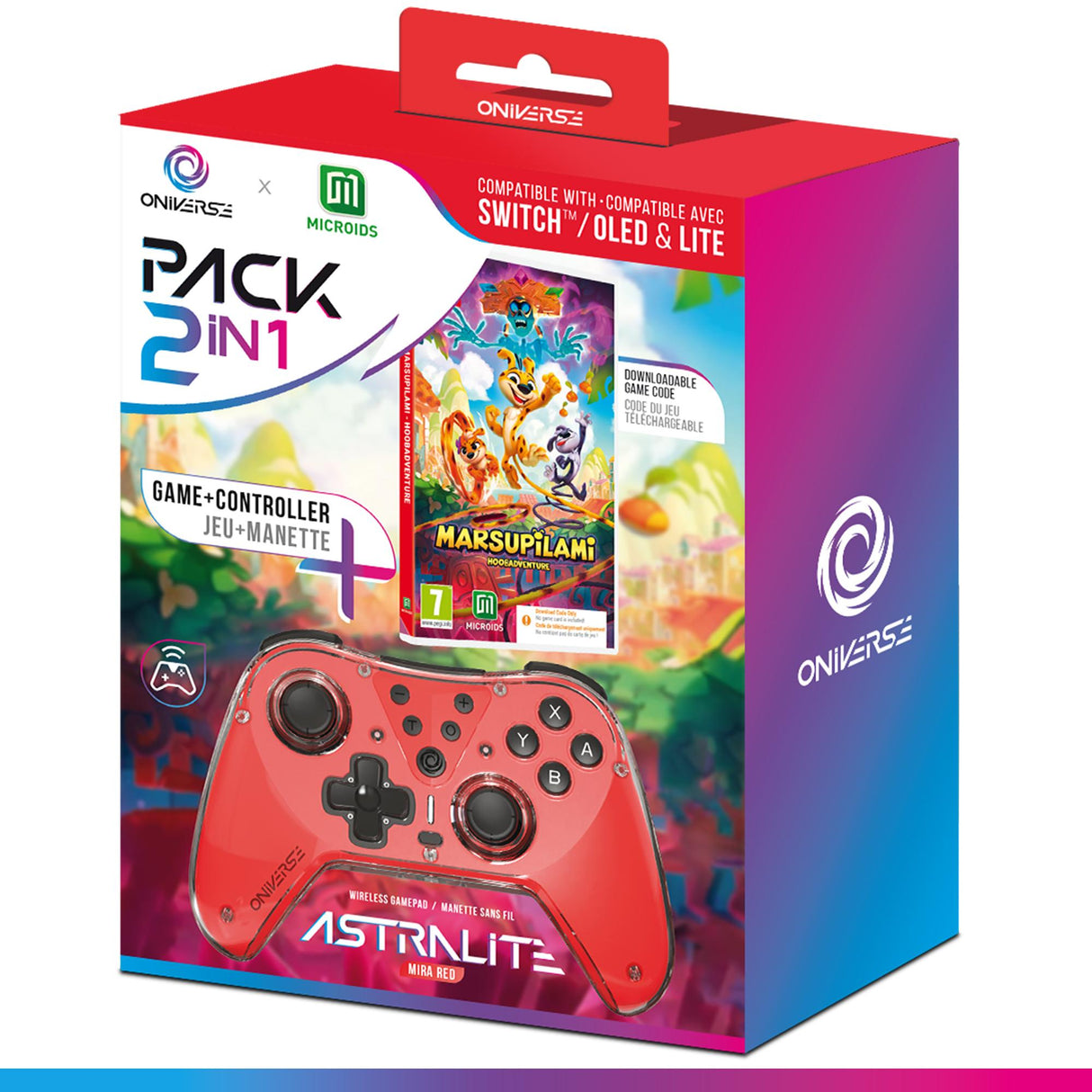 Oniverse Astralite controller + Marsupilami Hoobadventure (Code in Box) ONIVERSE