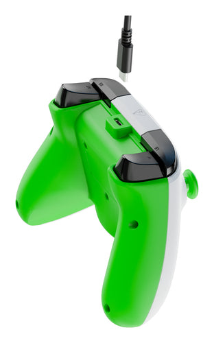 Turtle Beach Rematch Core Wired – Xbox/PC, hvid/grøn – Side