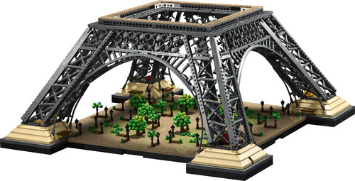 LEGO Icons 10307 – Eiffeltårnet – nederste sektion med buer og esplanade