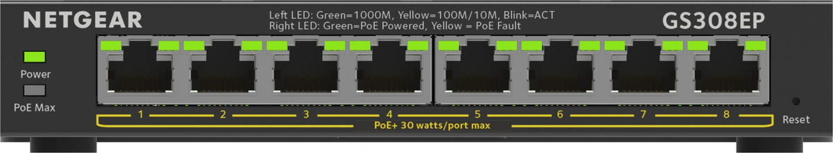 Netgear 8PT GE PLUS SWCH W/ POE+ Netgear International Limited