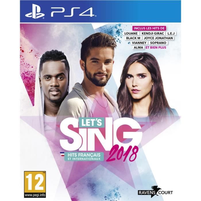 Let's Sing 2018 (UK/FR) – PlayStation 4 – spilomslag