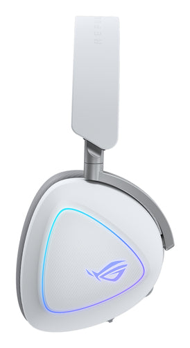 Hvid ROG Delta II-ørekop uden mikrofon