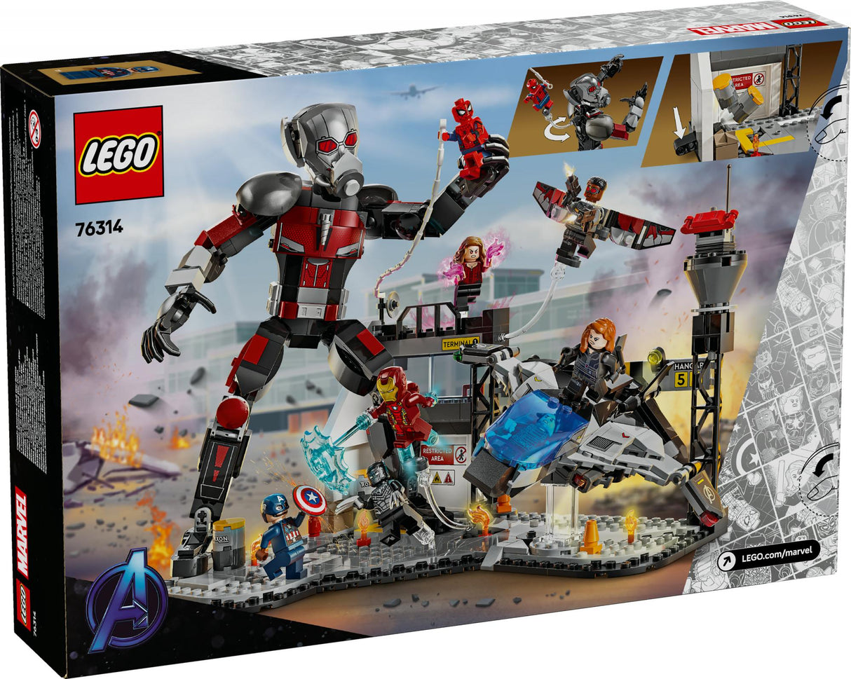 LEGO 76314 Marvel Super Heroes Captain America: Civil War Action Duel LEGO