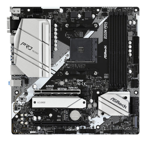 ASRock B550M Pro4 bundkort - produktbillede 2