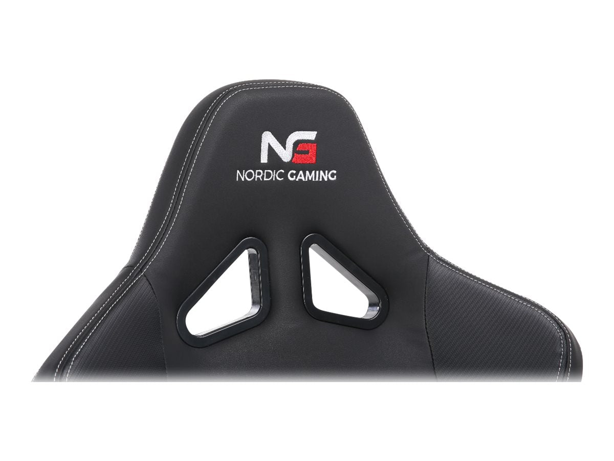 Nordic Gaming Heavy Metal Gamer Stuhl Schwarz