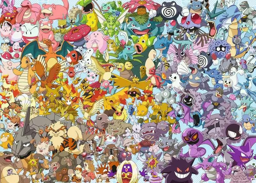 Ravensburger - Challenge Pokémon 1000p - (12000460) Ravensburger