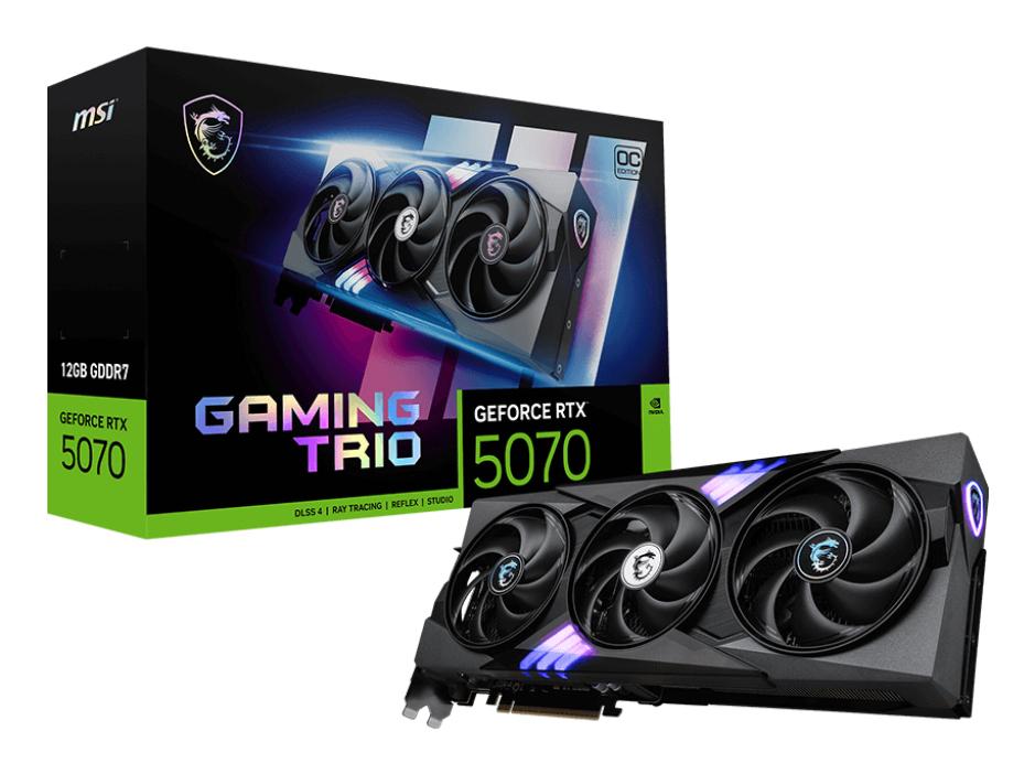 MSI GeForce RTX 5070 12G GAMING TRIO OC MSI