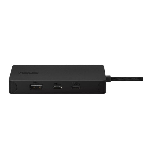 ASUS 4 in 1 USB-C Dock DC110 – detalje af tilslutninger