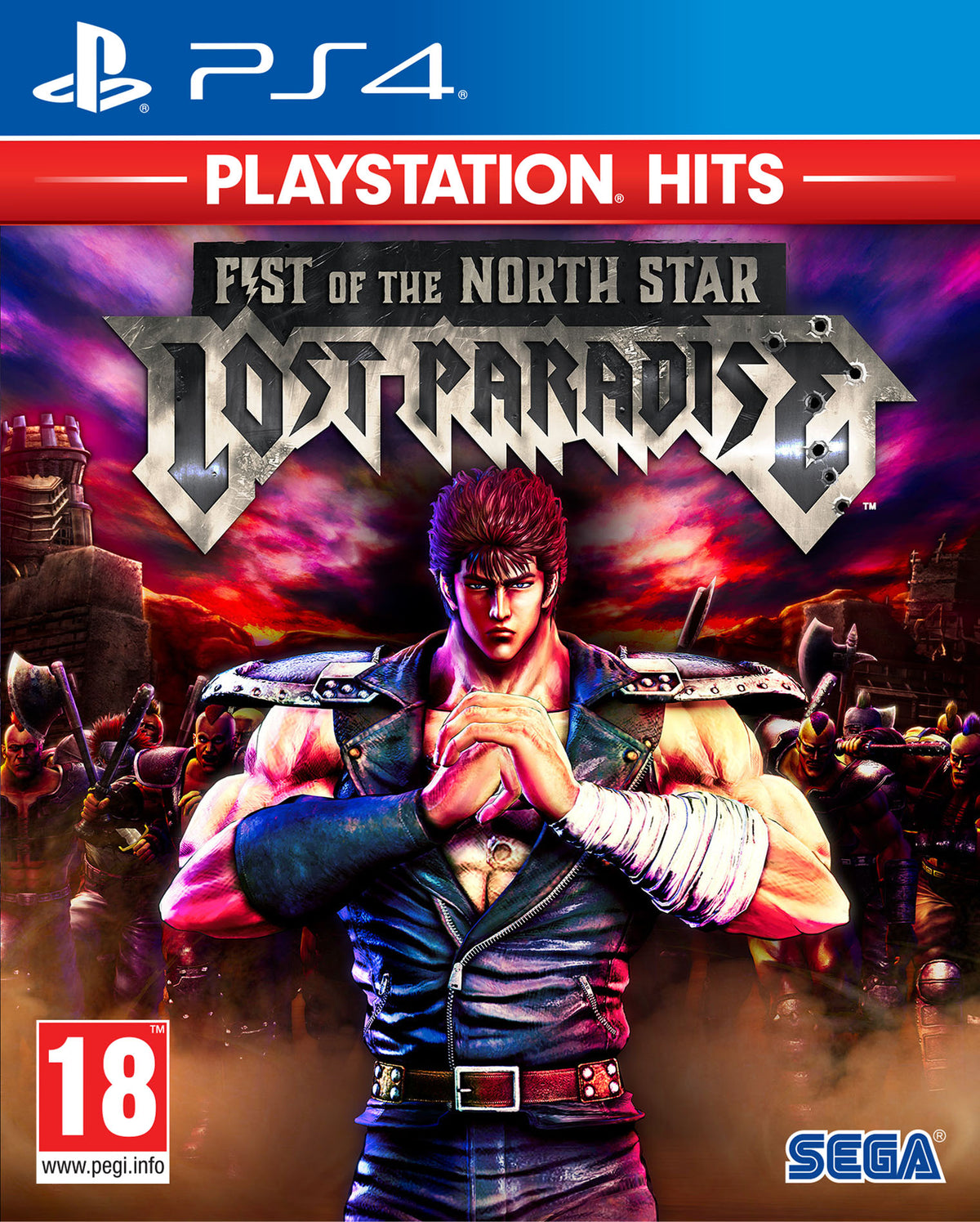 Fist of the North Star: Lost Paradise (Playstation Hits) – PlayStation 4 – spilomslag