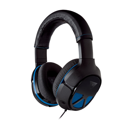 Turtle Beach Recon 150 – gamingheadset, sort/blå – Modsatte side med mikrofon