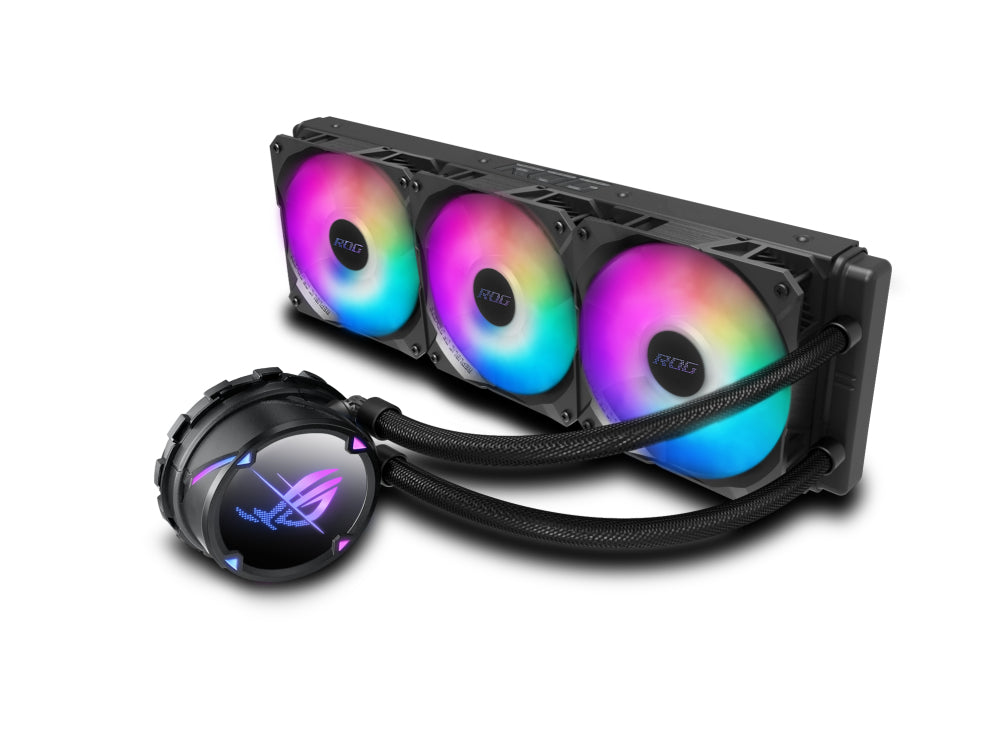 ASUS ROG STRIX LC II 360 ARGB Prozessor-Flüssigkeitskühlsystem, 1 Stück, Schwarz, 120 mm