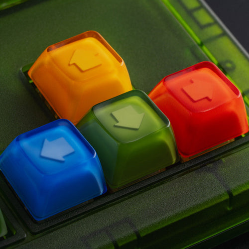 8BitDo Retro 87 Xbox Edition – tastatur, ISO UK – Farvede piletaster