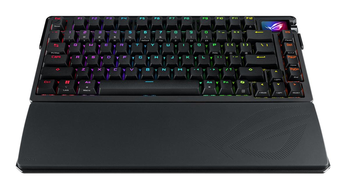 ASUS ROG AZOTH EXTREME 75% Wireless DIY Custom Gaming Keyboard, OLED display ASUS
