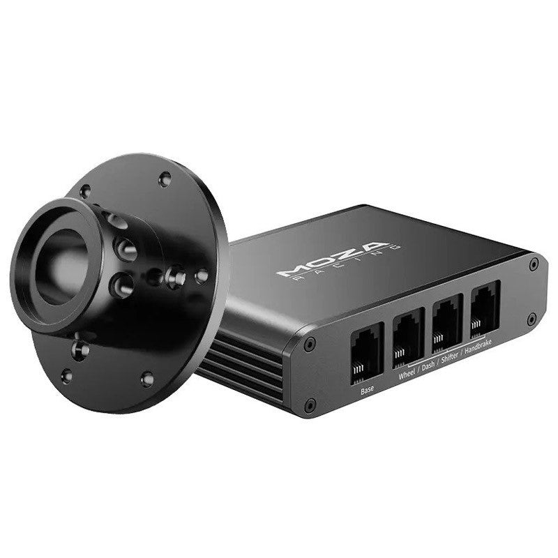 MOZA Universal HUB und Radstandhalterungsadapter von Drittanbietern im Paket