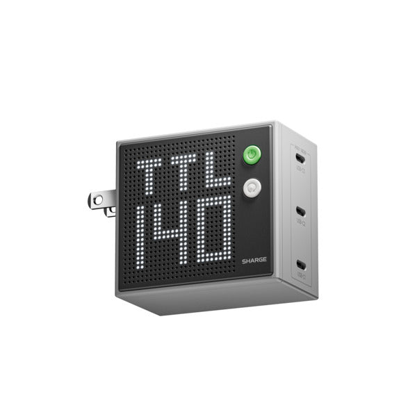 SHARGE Pixel 140W GaN-oplader - EU - grå