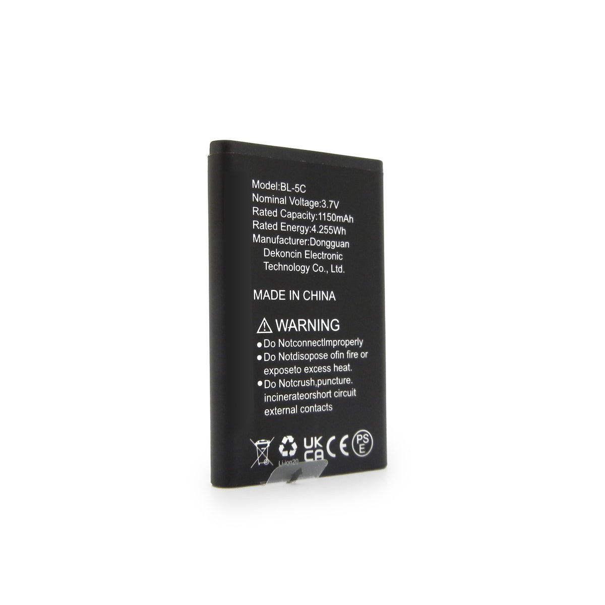 Easypix batteri til V64 Flip - 1.150 mAh