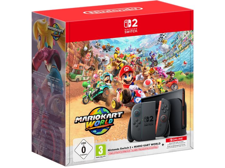 Nintendo Switch 2 + Mario Kart World + 3 måneders Nintendo Switch Online