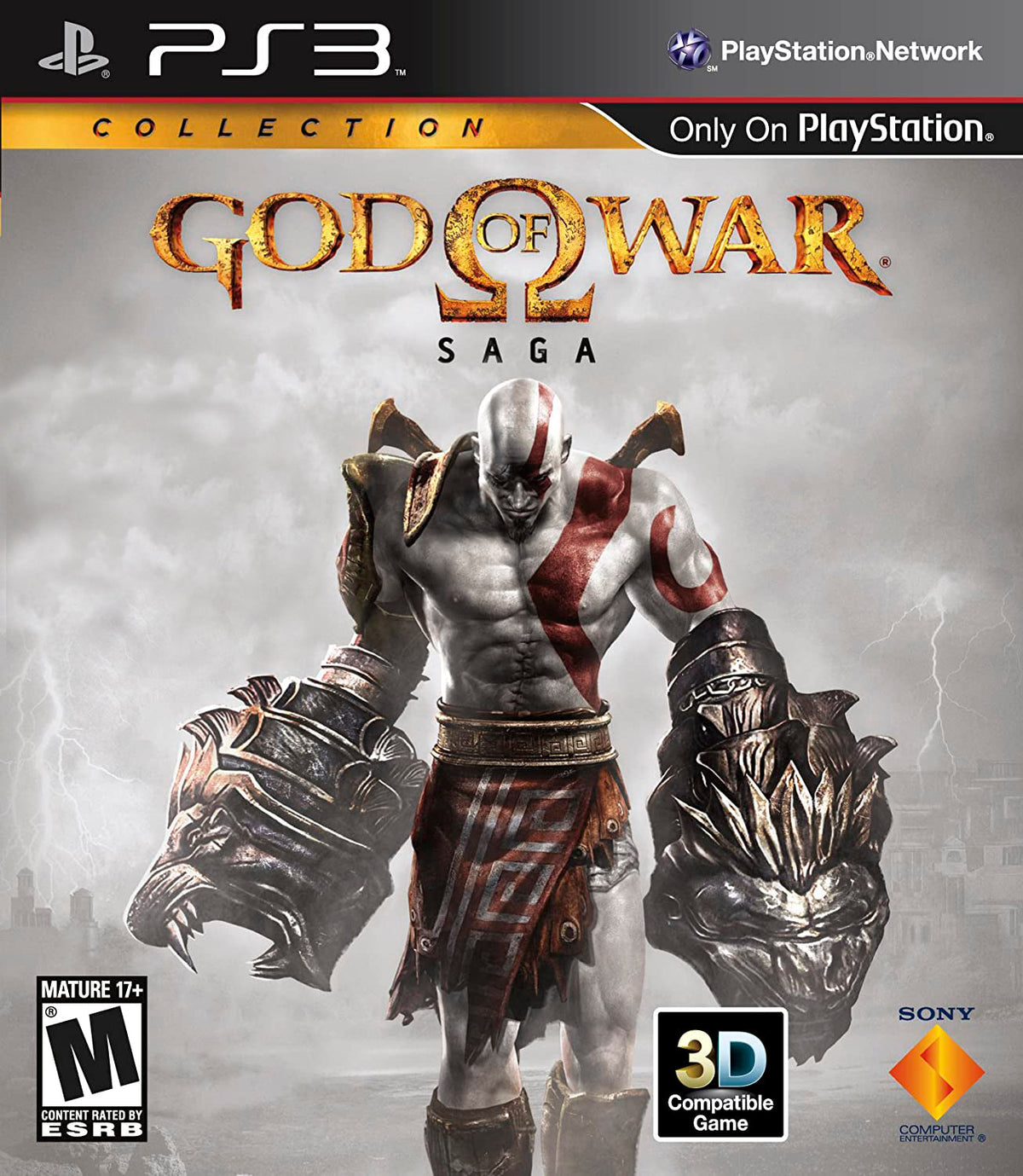 God of War Saga (ONLY GOW 1,2 & 3) (Import) – PS3 – produktbillede